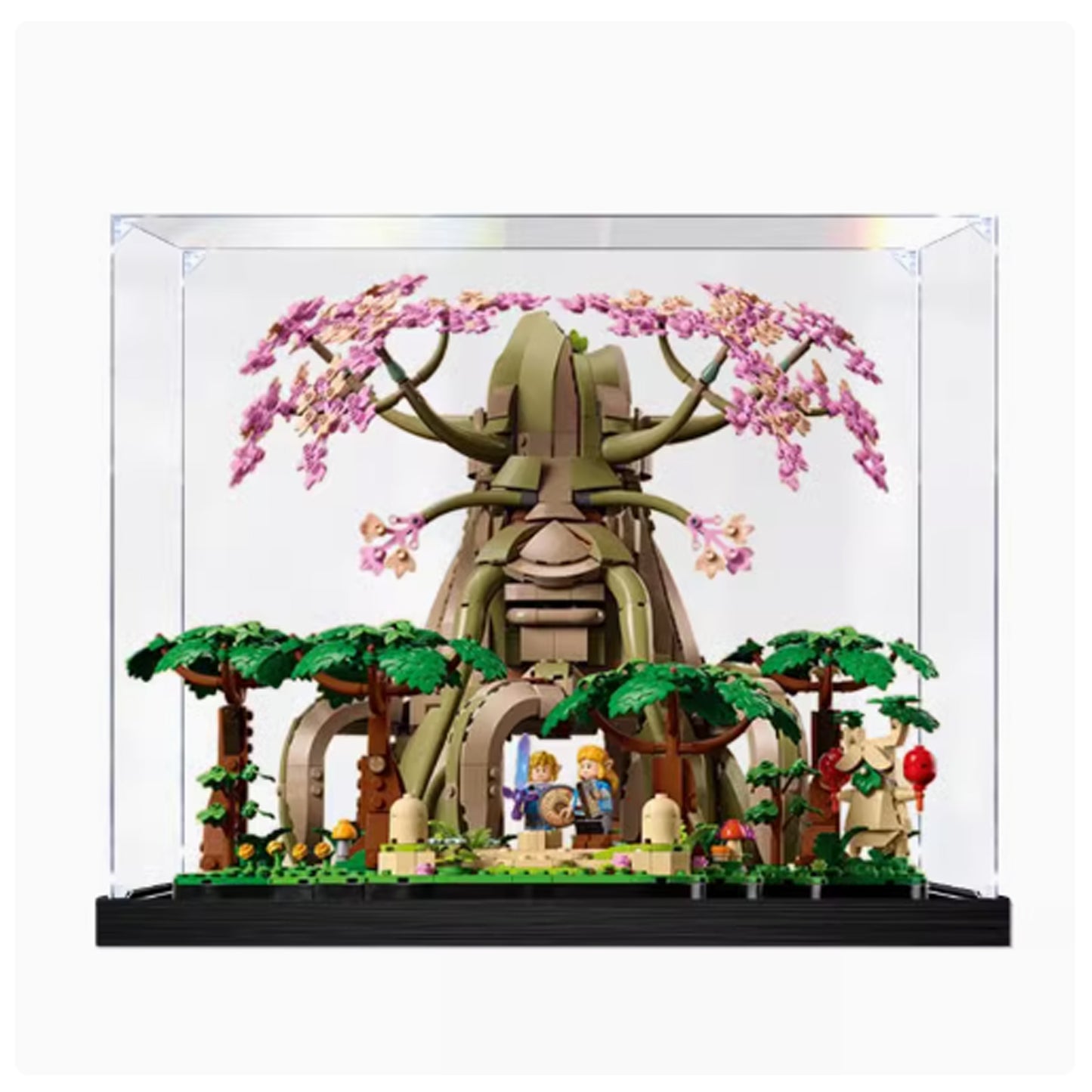 Acrylic display box for lego 77092 Deku Tree hand puppet storage box transparent dust cover