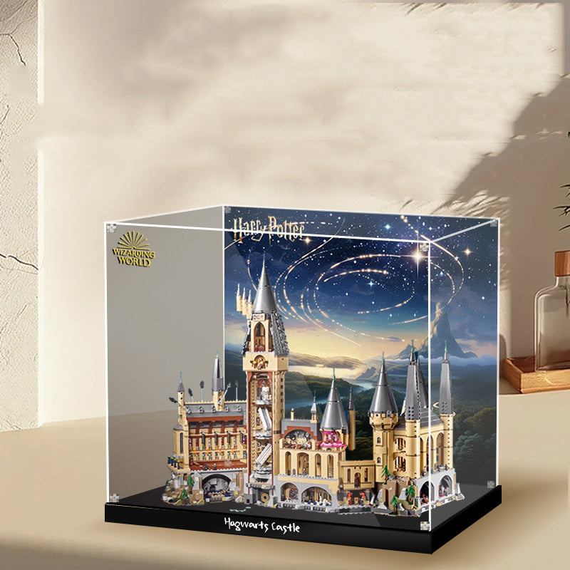 Acrylic display box for lego 71043 Harry Potter Hogwarts Castle artifacts storage box transparent dust cover