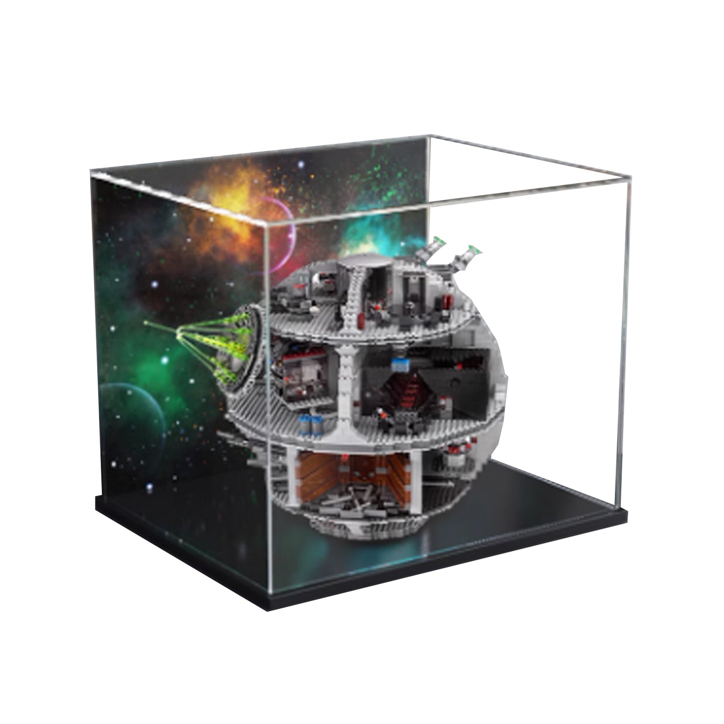 Acrylic display box for lego 75159 Death Star hand puppet storage box transparent dust cover