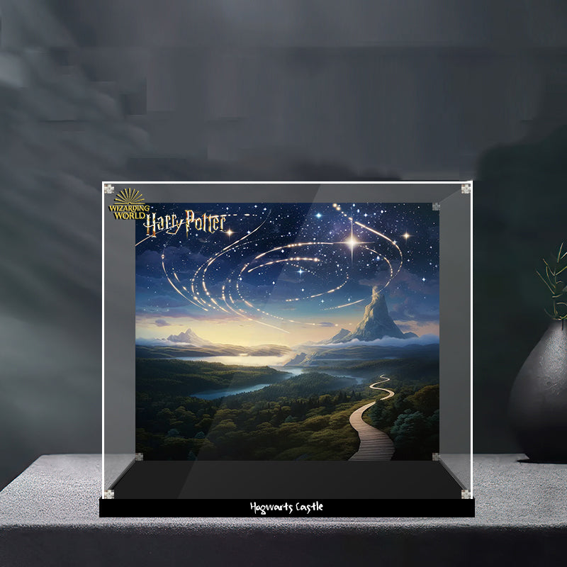 Acrylic display box for lego 71043 Harry Potter Hogwarts Castle artifacts storage box transparent dust cover
