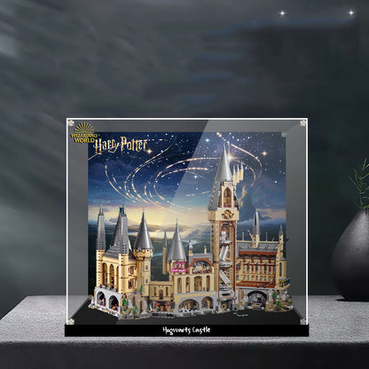 Acrylic display box for lego 71043 Harry Potter Hogwarts Castle artifacts storage box transparent dust cover