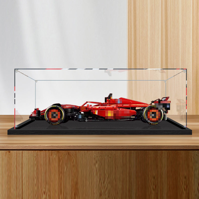 Acrylic display box for lego 42207 SF-24 F1 car storage box transparent dust cover