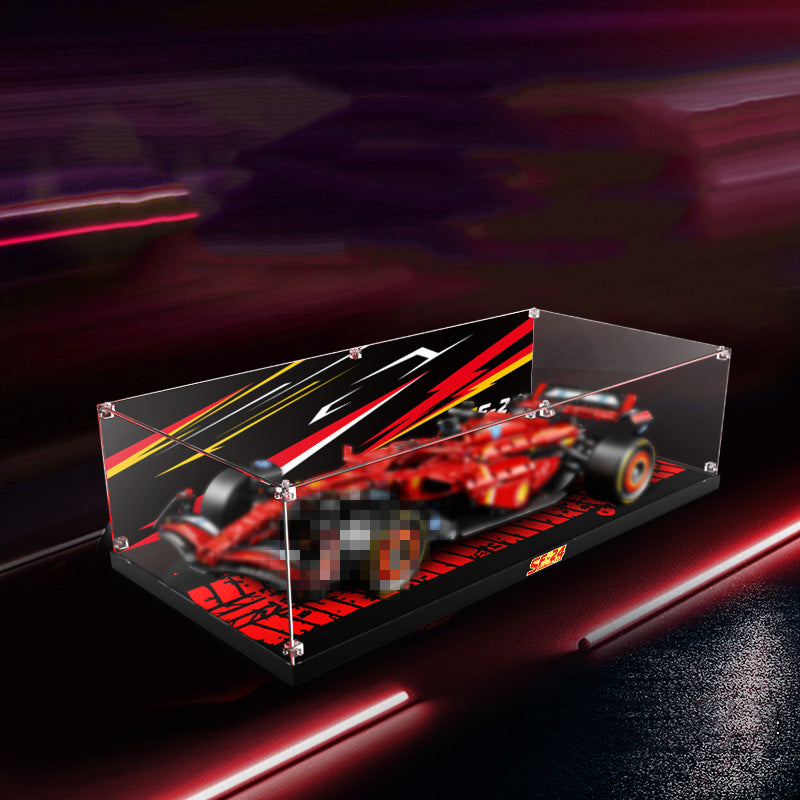 Acrylic display box for lego 42207 SF-24 F1 car storage box transparent dust cover