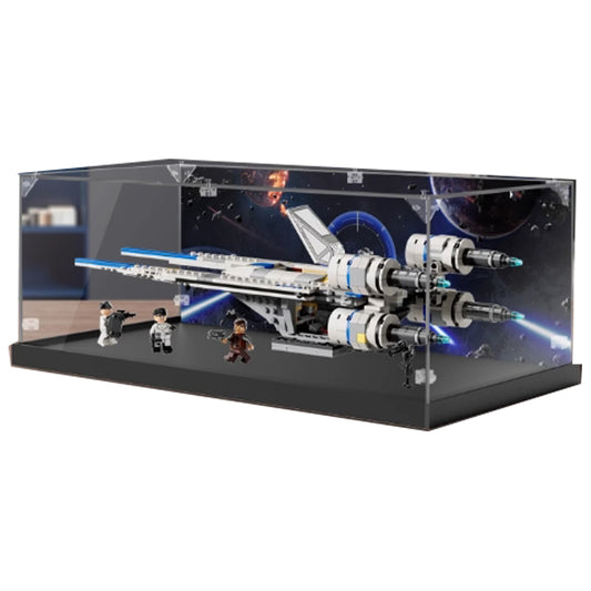 Acrylic display box for lego 75399 Combat aircraft  storage box transparent dust cover
