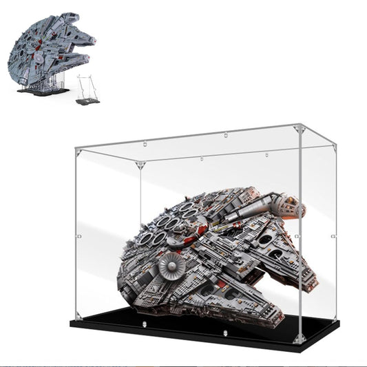 Applicable lego 75192 Ultimate Millennium Falcon model acrylic display box storage box transparent dust cover