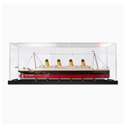Acrylic display box for lego 10294 Titanic building blocks handcrafted storage box transparent dust cover