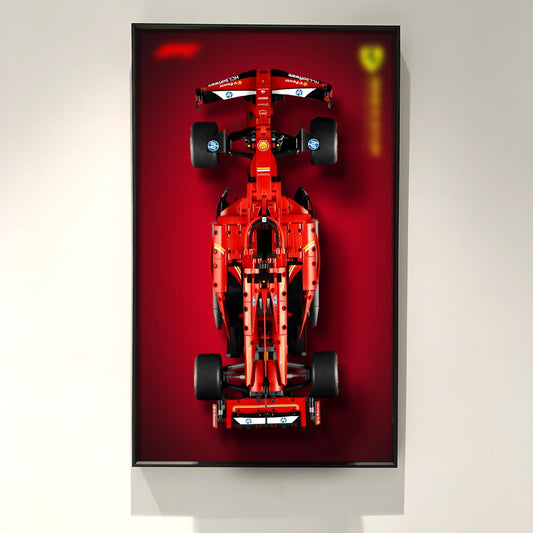 Display Wallboard for Lego 42207 F1 Racing - Wall Mount Display Stand Art Wall Mount